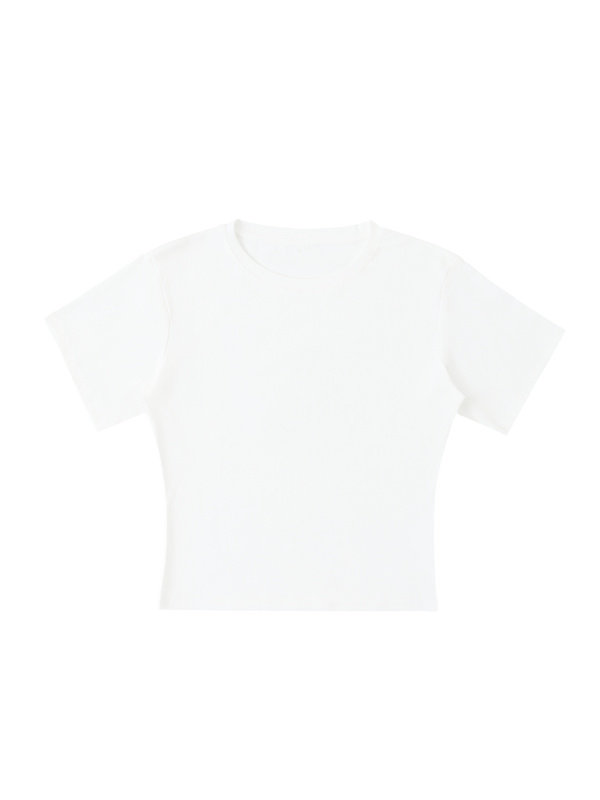 Lightweight Cocoon Shape Short Sleeve Top #WT0008 | TAPSTITCH